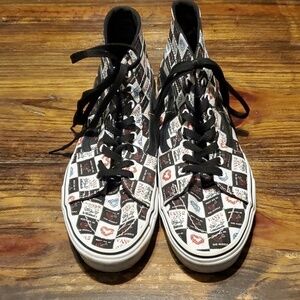 Vans Love Letter High Tops Women's Sneakers Size 12.5
